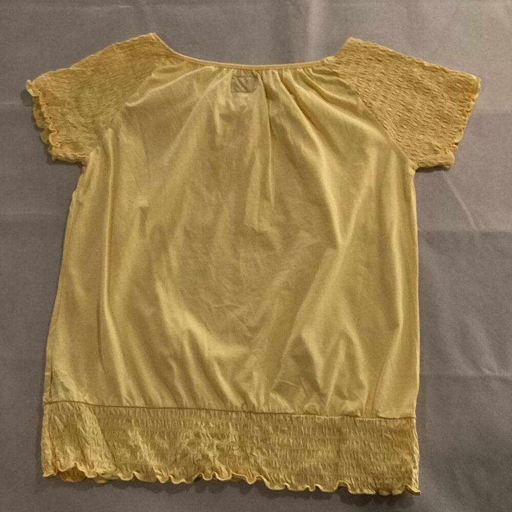American-living Women's Yellow Blouse size XL 8/22
